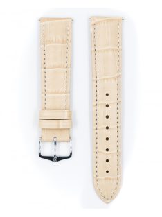Hirsch Duke borjúbőr óraszíj, beige, 20/18M