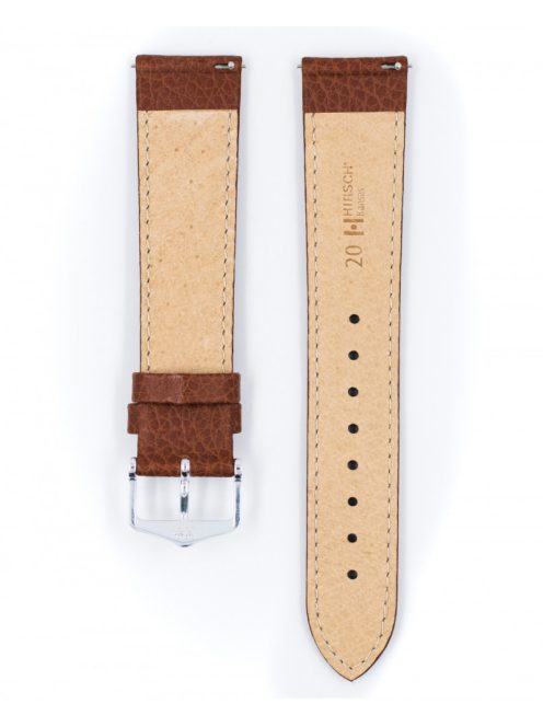Hirsch Kansas borjúbőr óraszíj, aranybarna, 22/20L