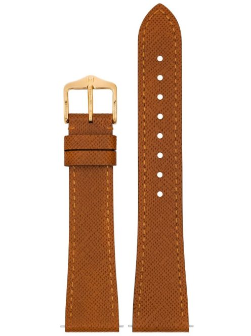 Hirsch Giffone borjúbőr óraszíj, barna 20/16L