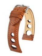 Hirsch Rally bivalybőr óraszíj, aranybarna, 18/16L