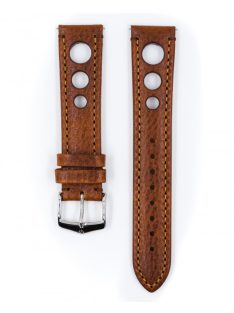 Hirsch Rally bivalybőr óraszíj, aranybarna, 20/18L