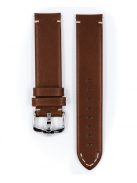 Hirsch Ranger borjúbőr óraszíj, aranybarna, 18/18L