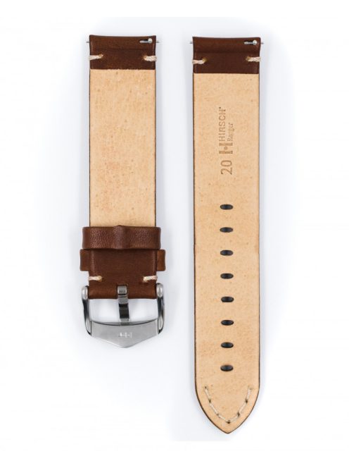 Hirsch Ranger borjúbőr óraszíj, aranybarna, 18/18L