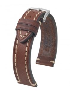 Hirsch Liberty óraszíj, sötétbarna, 24/22L
