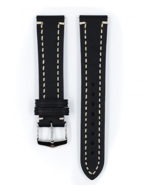 Hirsch Liberty óraszíj, fekete, 20/18L