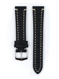 Hirsch Liberty óraszíj, fekete, 24/22L