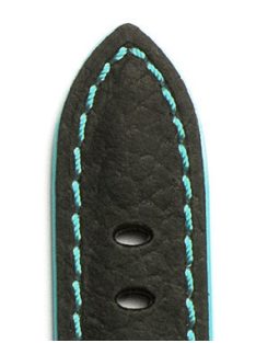   Campagnolo Sportivo Traforato óraszíj, fekete/világoskék, 18/18mm