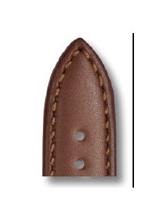 RIOS Off Shore bőr óraszíj, mahagóni barna, 20/18 mm