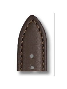 RIOS Off Shore bőr óraszíj, mokkabarna, 18/16 mm