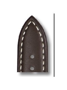 RIOS Deep Sea bőr óraszíj, mokkabarna, 18/16 mm