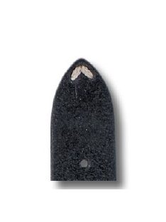 RIOS Hudson bőr óraszíj, fekete, 22/18 mm