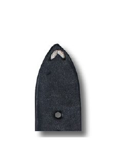 RIOS Bedford bőr óraszíj, fekete, 18/16 mm