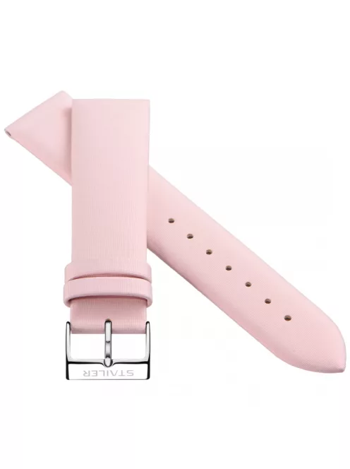 STAILER Original Techno Satin óraszíj, rózsaszín 18/16 M