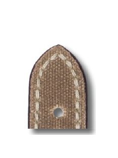 RIOS Virginia canvas óraszíj, mézbarna, 22/22 mm