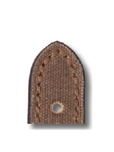 RIOS Virginia canvas óraszíj, konyakbarna, 22/22 mm