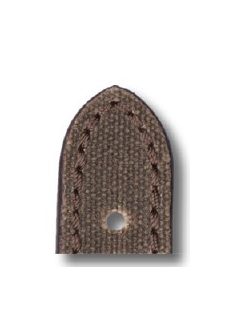 RIOS Virginia canvas óraszíj, mokkabarna, 24/24 mm