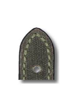 RIOS Virginia canvas óraszíj, olivazöld, 24/24 mm