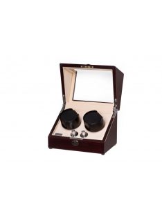 EDELWOLLE MAHAGÓNI SZÍNŰ FA ÓRAFORGATÓ 2 ÓRÁNAK