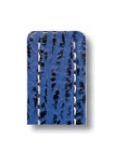   RIOS Continental Breitling bőr óraszíj, királykék, 22/18 mm