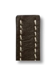 RIOS Pilot Breitling bőr óraszíj, mokkabarna, 20/18 mm