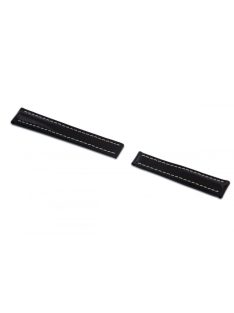 RIOS Pilot Breitling bőr óraszíj, mokkabarna, 22/18 mm