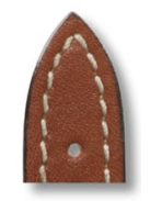 RIOS Tornado Breitling bőr óraszíj, konyakbarna, 20/18 mm