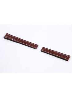   RIOS Aero Breitling aligátorbőr óraszíj, mahagónibarna, 22/20 mm
