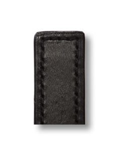 RIOS Vision TAG Heuer bőr óraszíj, fekete, 20/16 mm