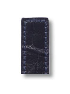   RIOS Projeter TAG Heuer aligátorbőr óraszíj, óceánkék, 22/18 mm