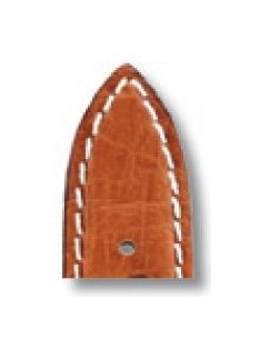   RIOS Maxime Jaeger LeCoultre struccbőr óraszíj, konyakbarna, 20/16 mm