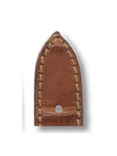   RIOS Legend Jaeger LeCoultre aligátorbőr óraszíj, konyakbarna, 19/16 mm