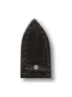   RIOS Legend Jaeger LeCoultre aligátorbőr óraszíj, fekete, 20/16 mm