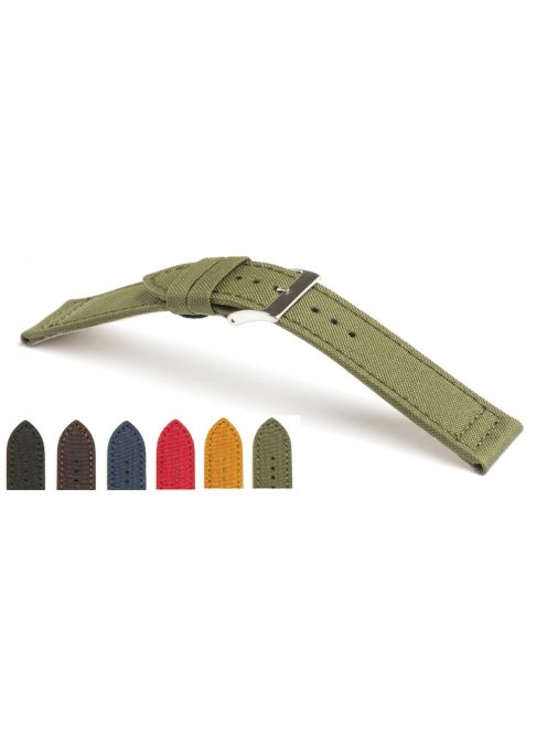 Campagnolo Cordura óraszíj, piros, 22/20mm