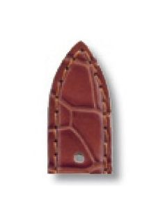   RIOS Geneve Patek Philippe aligátorbőr óraszíj, mahagóni barna, 18/14 mm