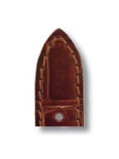   RIOS Lausanne Patek Philippe aligátorbőr óraszíj, mahagóni barna, 20/16 mm