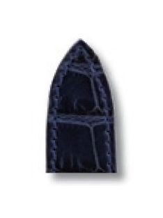   RIOS Versailles Cartier Pasha aligátorbőr óraszíj, óceánkék, 20/18 mm