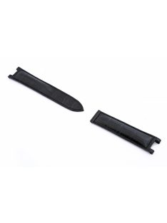   RIOS Versailles Cartier Pasha aligátorbőr óraszíj, fekete, 18/16 mm