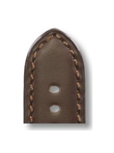 RIOS Milano Panerai bőr óraszíj, mokkabarna, 22/22 mm