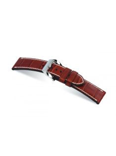   RIOS Modena Panerai aligátorbőr óraszíj, konyakbarna, 24/22 mm