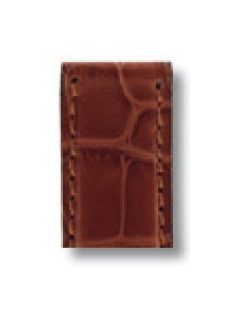   RIOS King Rolex Daytona aligátorbőr óraszíj, mahagóni barna, 20/16 mm