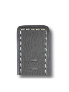 RIOS Copter Bell & Ross bőr óraszíj, szürke, 24/24 mm