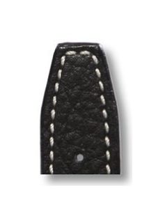 RIOS Typhoon IWC bivalybőr óraszíj, fekete, 20/18 mm