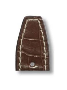   RIOS Hurricane IWC aligátorbőr óraszíj, mahagóni barna, 22/18 mm