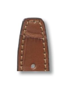   RIOS Spitfire IWC aligátorbőr óraszíj, konyakbarna, 19/16 mm