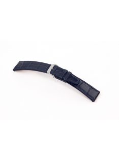   RIOS Spitfire IWC aligátorbőr óraszíj, óceánkék, 19/16 mm
