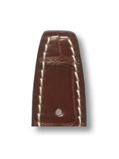   RIOS Thunderbird IWC aligátorbőr óraszíj, mahagóni barna, 22/18 mm