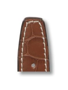   RIOS Thunderbird IWC aligátorbőr óraszíj, konyakbarna, 22/18 mm