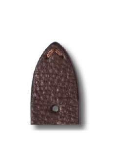 RIOS Mittenwald bőr óraszíj, mokkabarna, 20/16 mm