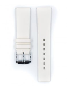 Hirsch Pure kaucsuk óraszíj, fehér, 24/22M