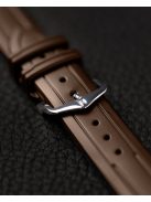 Hirsch Hevea kaucsuk óraszíj, barna, 22/20L